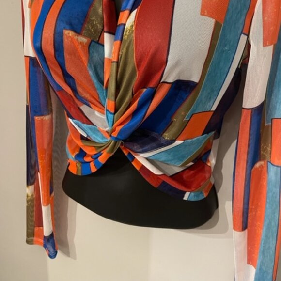 Multicolor Crop Top - Picture 3 of 5